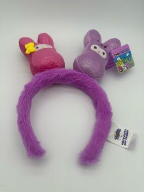 Peeps X Hello Kitty & Friends Plush Easter Headband Kuromi & My Melody Purple